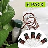 Self-Watering Stakes Automatic Plant Drip Irrigation Vacation Garden Watering System Devices 6 Packs (6 pcs)