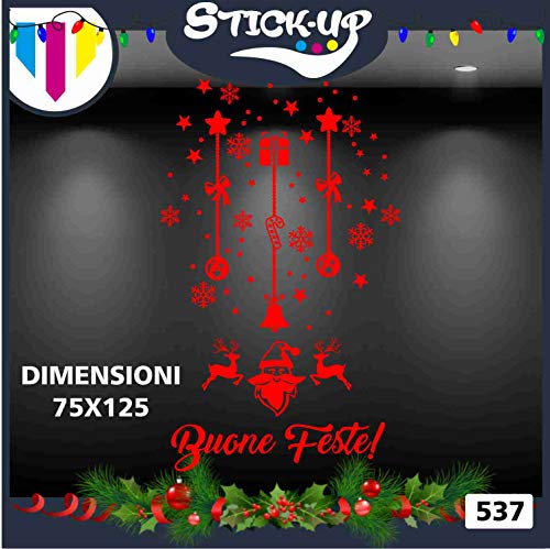 Stick-UP Vetrofanie Natale, Vetrofanie Natalizie