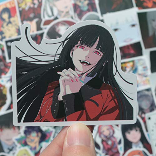 image for MINRAIN 50PCS Cartoon Japanese Anime Kakegurui Stickers Lovely Sticker