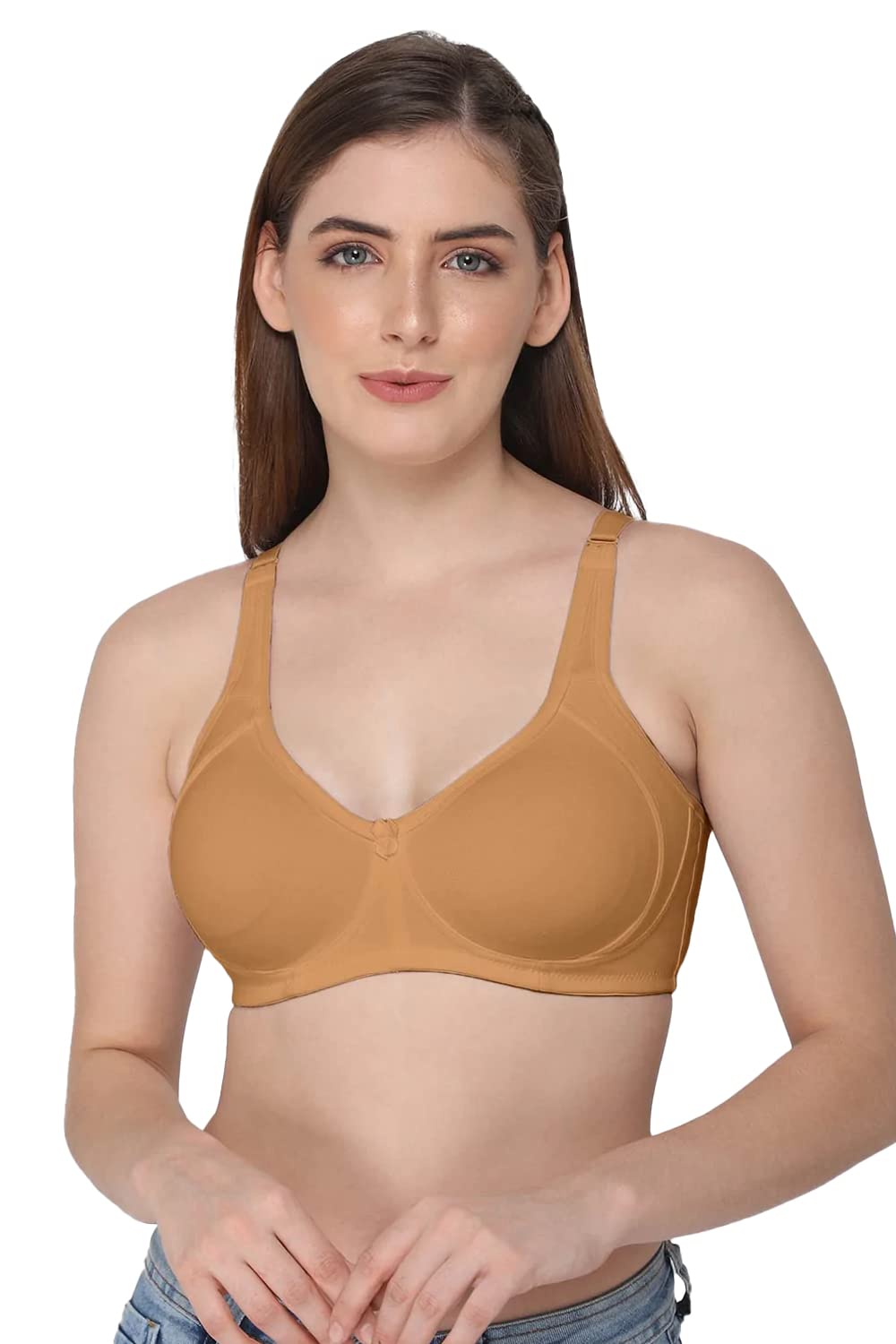 INTIMACY LINGERIEWomen's Cotton Brassiere | Non-Padded | Non-Wired | Full Coverage | Side Shaper Panel to Give Minimize Look Regular Bra | 1 Piece | All