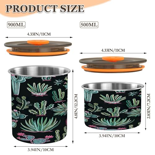 Contenedor de café al vacío Qilmy acero inoxidable 17oz miniatura 3