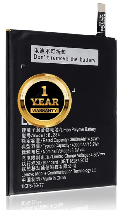Image of Original BL234 Battery Compatible with Lenovo A5, Vibe P1M P1MA4 P7 P7t P7-T P7A P7-A