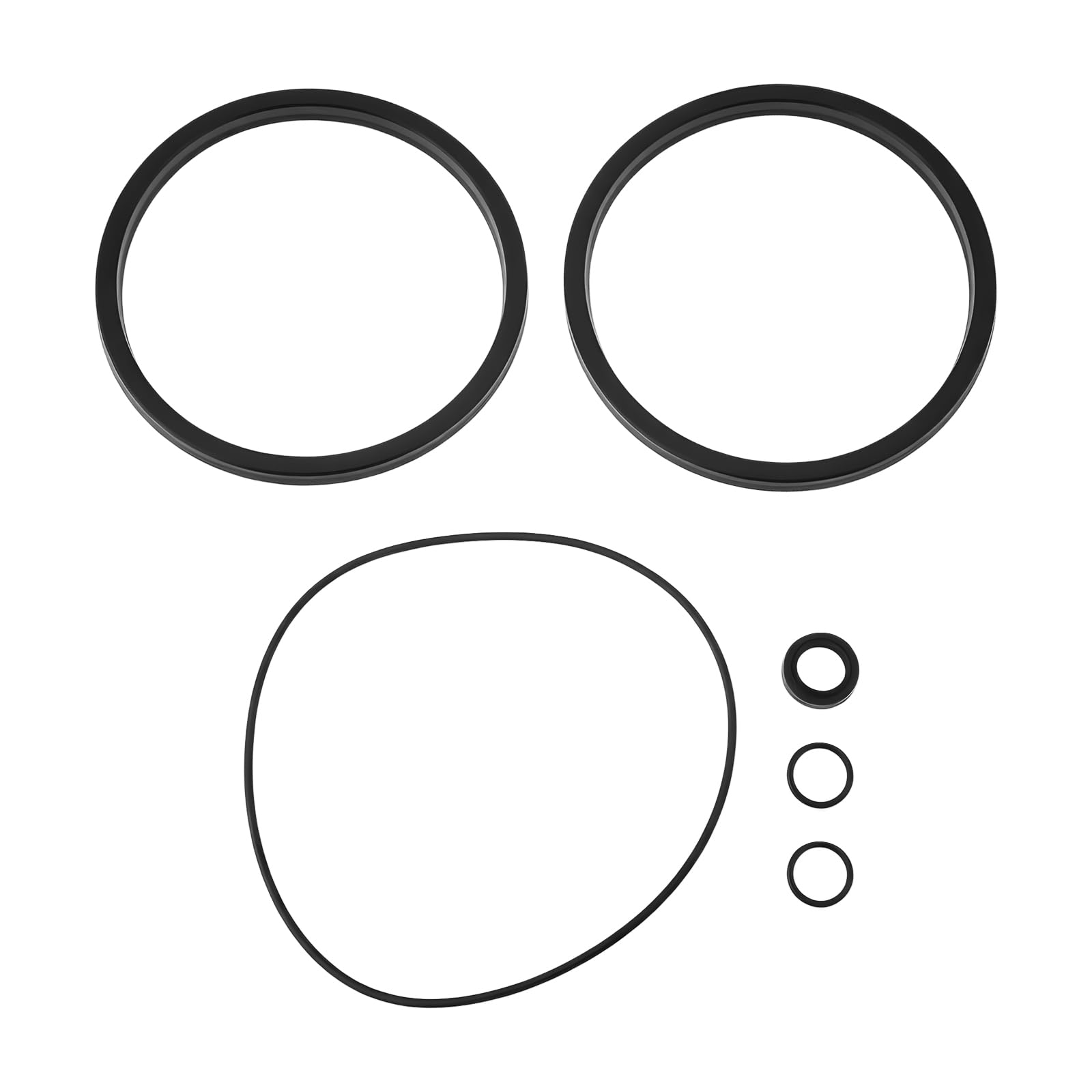 EMSea 6pcs Bead Breaker Cylinder Seal Kit for Tire Changer Machine 186mm Bore Hydraulic Cylinder Repair