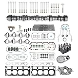 5.3L Non AFM DOD Disable Camshaft Lifters Kit with MLS Head Gasket Bolt Set Compatible with 2007-2013 Chevrolet GMC Avalanche Suburban Silverado Tahoe Envoy Sierra Yukon