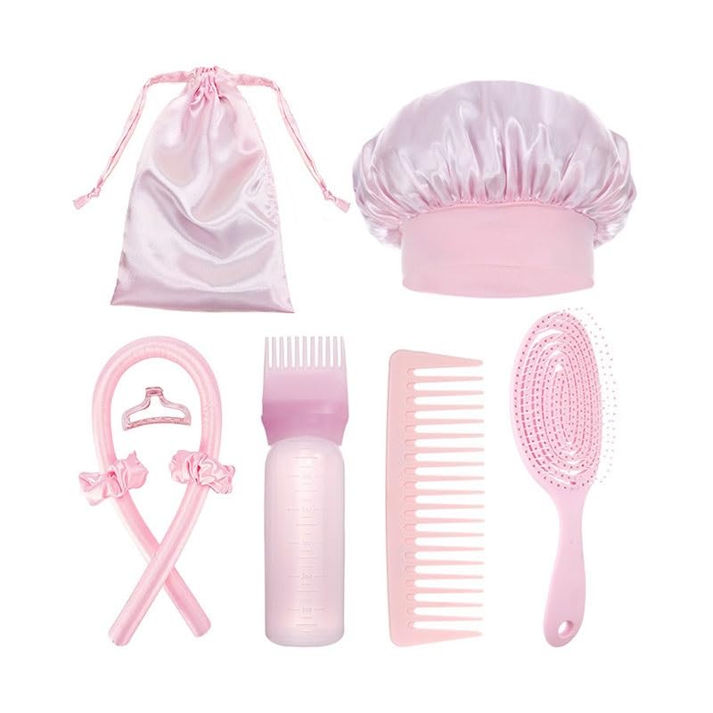 Hair Care Sleep Cap Curling Iron Comb Styling Set for Women