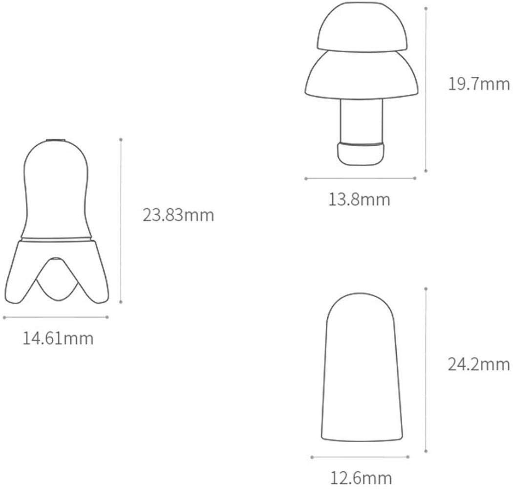 Tapones para los oídos con descompresión de aire para dormir, cancelación de ruido, tinnitus, dolor de oído A