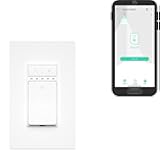 Wall Switch, YoLink 1/4 Mile Super Long Range Smart Light Switch Single Pole 10A in-Wall Switch Compatible with Alexa Google Assistant Home IFTTT, ETL Listed, Neutral Wire Needed, YoLink Hub Required