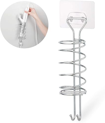 Amazon Kurita クリタック ヘアアイロンホルダー ヘアアイロン 収納 収納扉や鏡に取り付け可能 洗面所収納 吸着シート 何度も貼り直しできる ストレートアイロン カールアイロン 耐荷重3kg ステンレス製 ネジ 釘不要 クリタック ホーム キッチン 通販