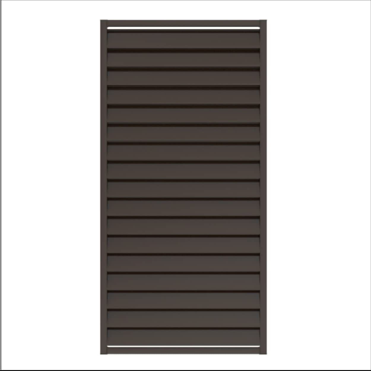 Amazon | アルミ ルーバー ラティス フェンス 1型1890 【ブラウン】aks