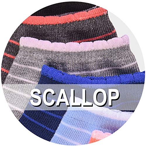 Image of ToBeInStyle Pack of 6 Printed & Solid Low Cut Ankle Socks - Kid's & Adults