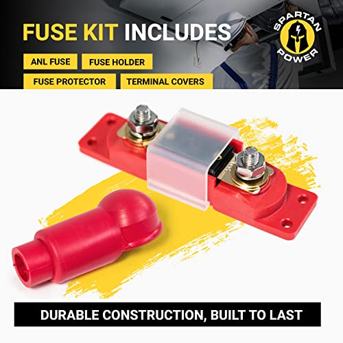 Spartan Power SP-150ANLKIT-RED 150 Amp Anl Fuse & Holder Kit Red thumb #2