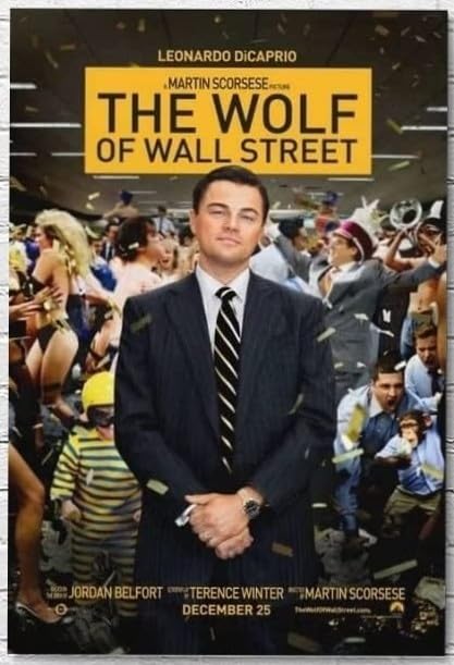 ウォール街　USオリジナル映画ポスター Amazon.co.jp: 映画ポスター ウルフオブウォールストリート WOLF OF