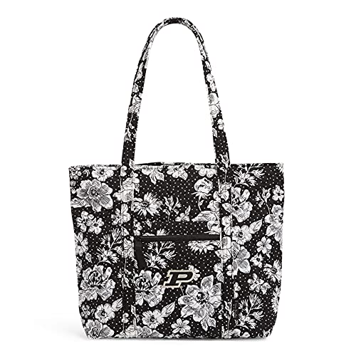 Image of Vera Bradley womens Cotton Collegiate Vera Tote Bag (Multiple Teams Available)