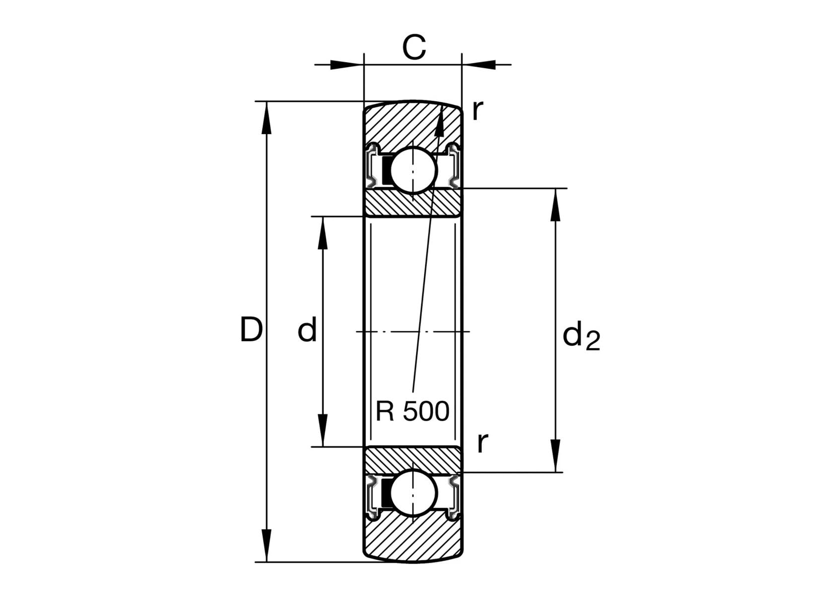 1 Pieza LR6000-2RS 10x28x8 LR6000 LR6000NPPU LR6000-2RSR Rodamiento de Bolas Rodamiento de Rodillos Tipo