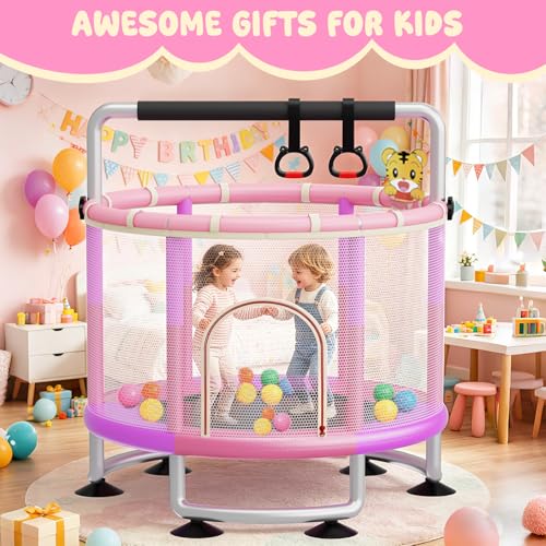 43% Off 60" Toddler Trampoline for Kids 1-12 with Code - Image 4