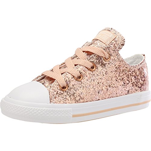 Converse Chuck Taylor All Star Glitter Dust Pink Synthetic 4 US Infant