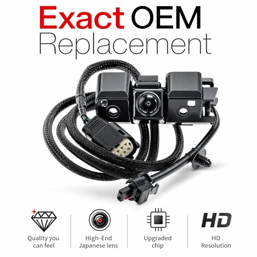 Image of No. 84062896 Silverado Sierra Rear View Backup Reverse Parking Camera | for 2014-2015 Chevy Silverado Cheyenne GMC Sierra 1500 2500 HD 3500 HD 4.3L 5.3L 6.0L Replaces#22803702 84143039 590082 PAC13