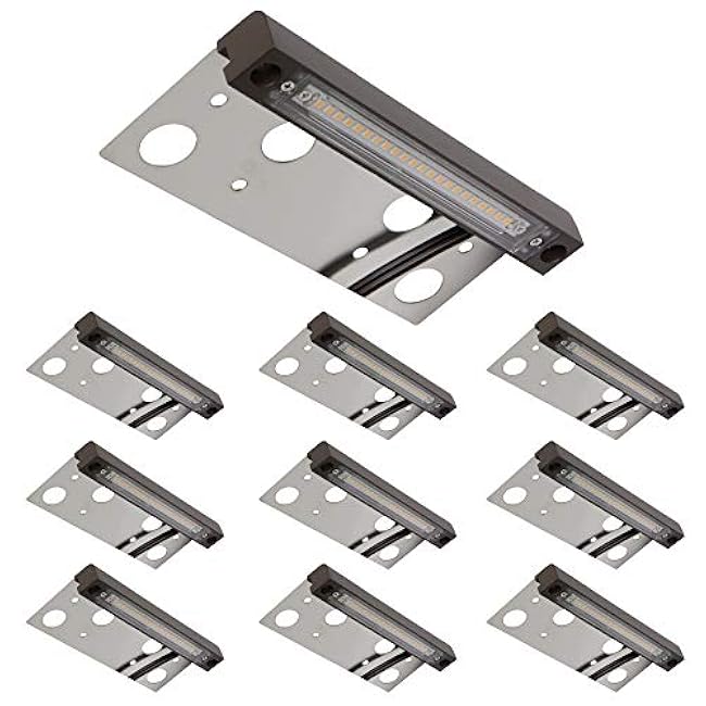 GKOLED Hardscape Lighting Paver Wall Lights LED Step Lights 6.8 Inches 4W 2700K