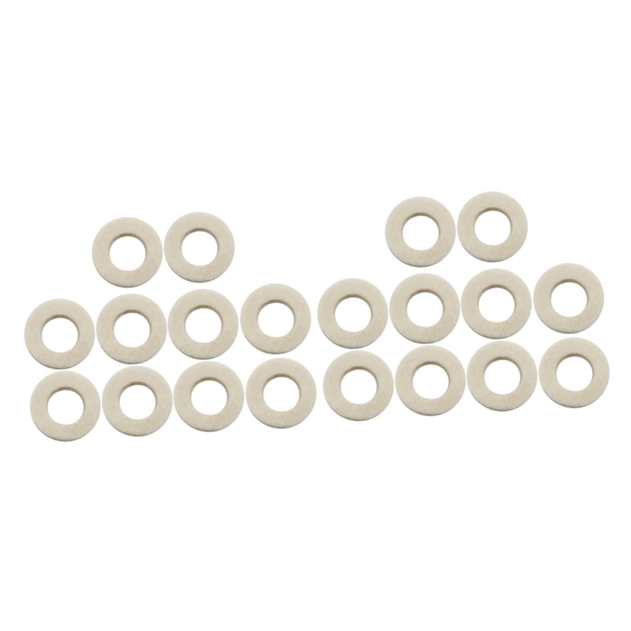 NULYLU 2sets Trumpet Pads Trumpet Musical Instrument Accessories Cotton Felt Non-slip Design 10pcs*2