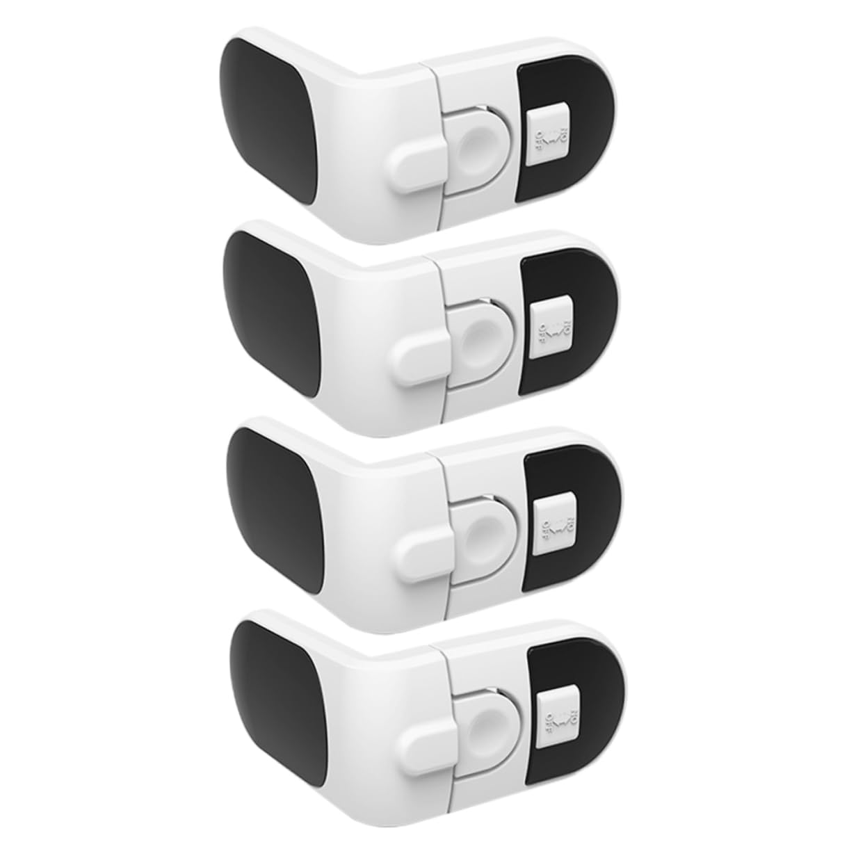 ibasenice 20piezas Cerraduras De Seguridad Para Armarios Cerraduras Para Frigoríficos y Muebles Protección Infantil Multiusos Instalación Rápida y Sencilla Para Hogares Bebés