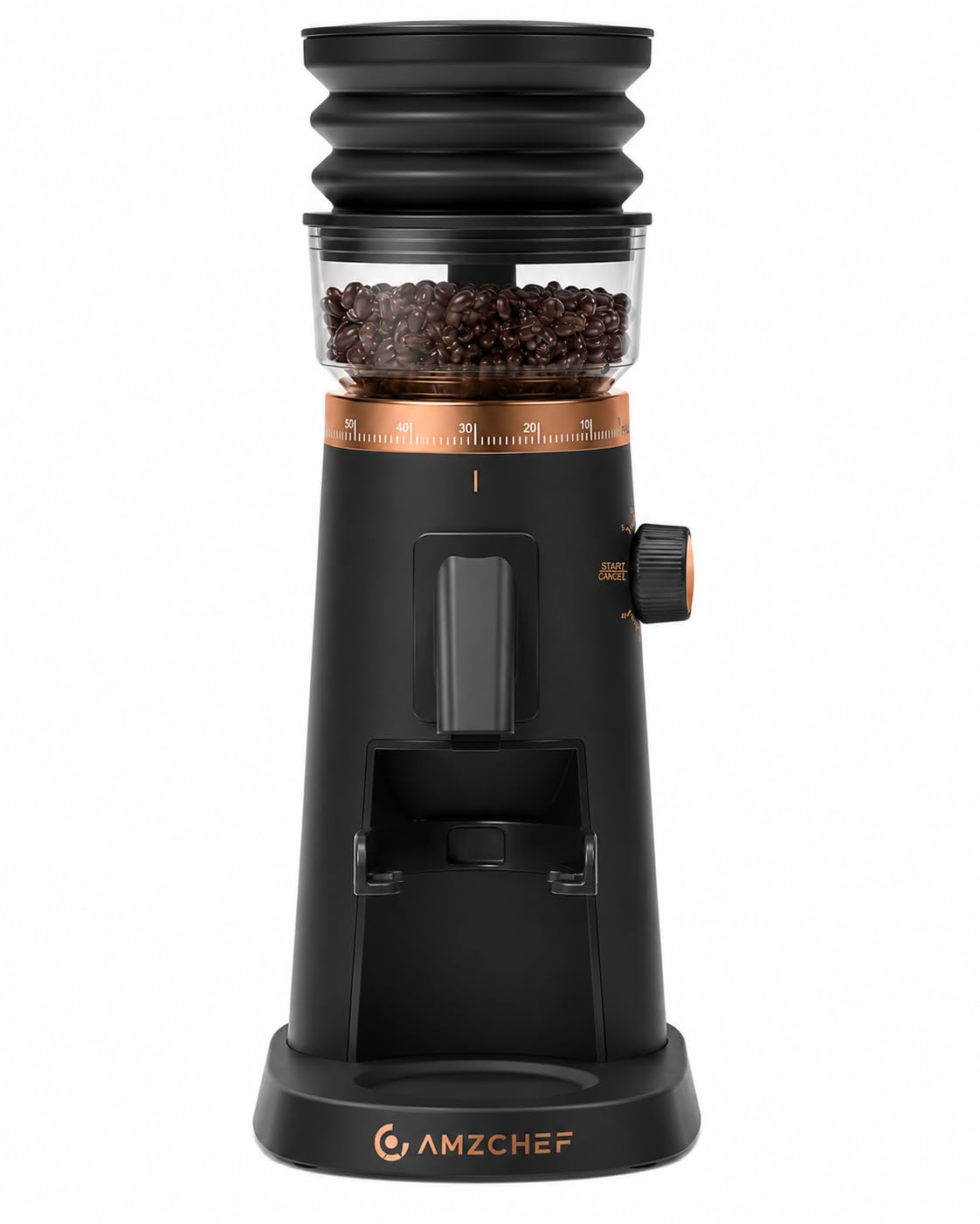 Photo 1 of AMZCHEF 75-Setting Single Dose Coffee Grinder, 40mm Burr, <0.2g Retention