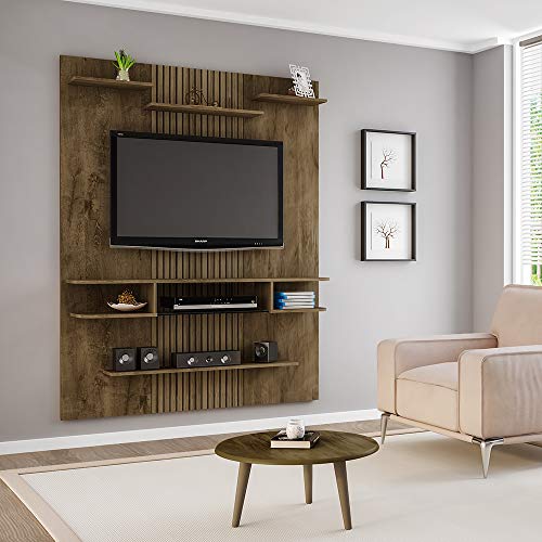 Painel para TV Norte Madeira Ripado