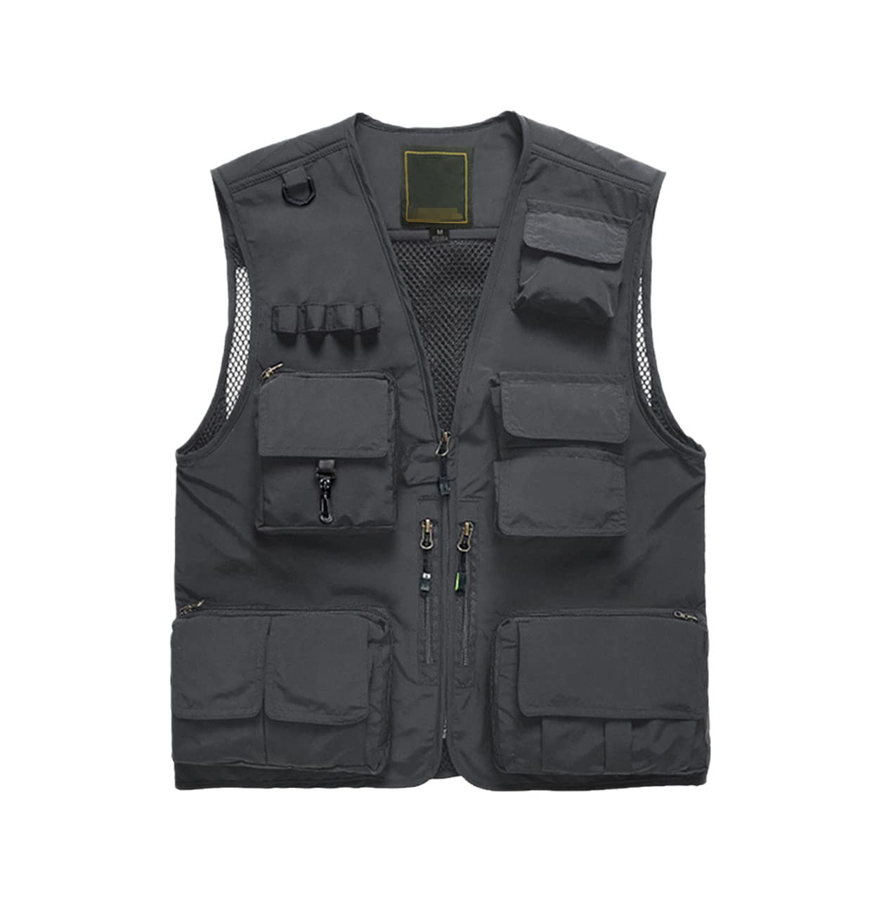 Uomini Escursionismo Senza Maniche Giacca, Outdoor Multi-Tasche Sottile Maglia Militare, Quick Dry Fotografo Pesca Gilet