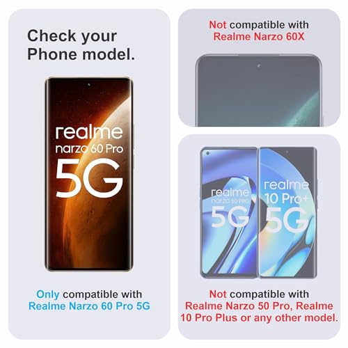 Image of TPU hydrogel Edge to Edge Screen Protector Guard For Realme Narzo 60 Pro (6.78 Inch) With Installation Kit | Fingerprint Compatible | Edge to Edge Coverage