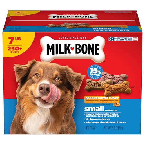 20% coupon - Milk-Bone Peanut Butter Flavor Dog Biscuits, 7 lbs