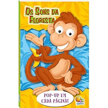 Hardcover Olhinhos espertos! Um livro pop-up: sons da floresta [Portuguese_Brazilian] Book