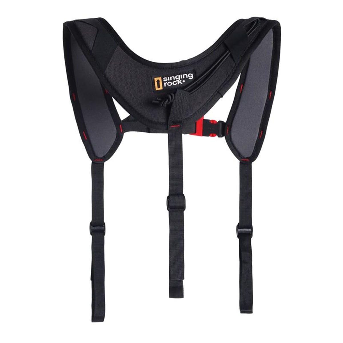 Singing Rock Cintura per la cura degli alberi Arbo Chest – Universale, nero, EVA foam, PAD, PES, PE, PP, elastan, arboristi, coltivatori di alberi e paesaggi, cintura di sicurezza
