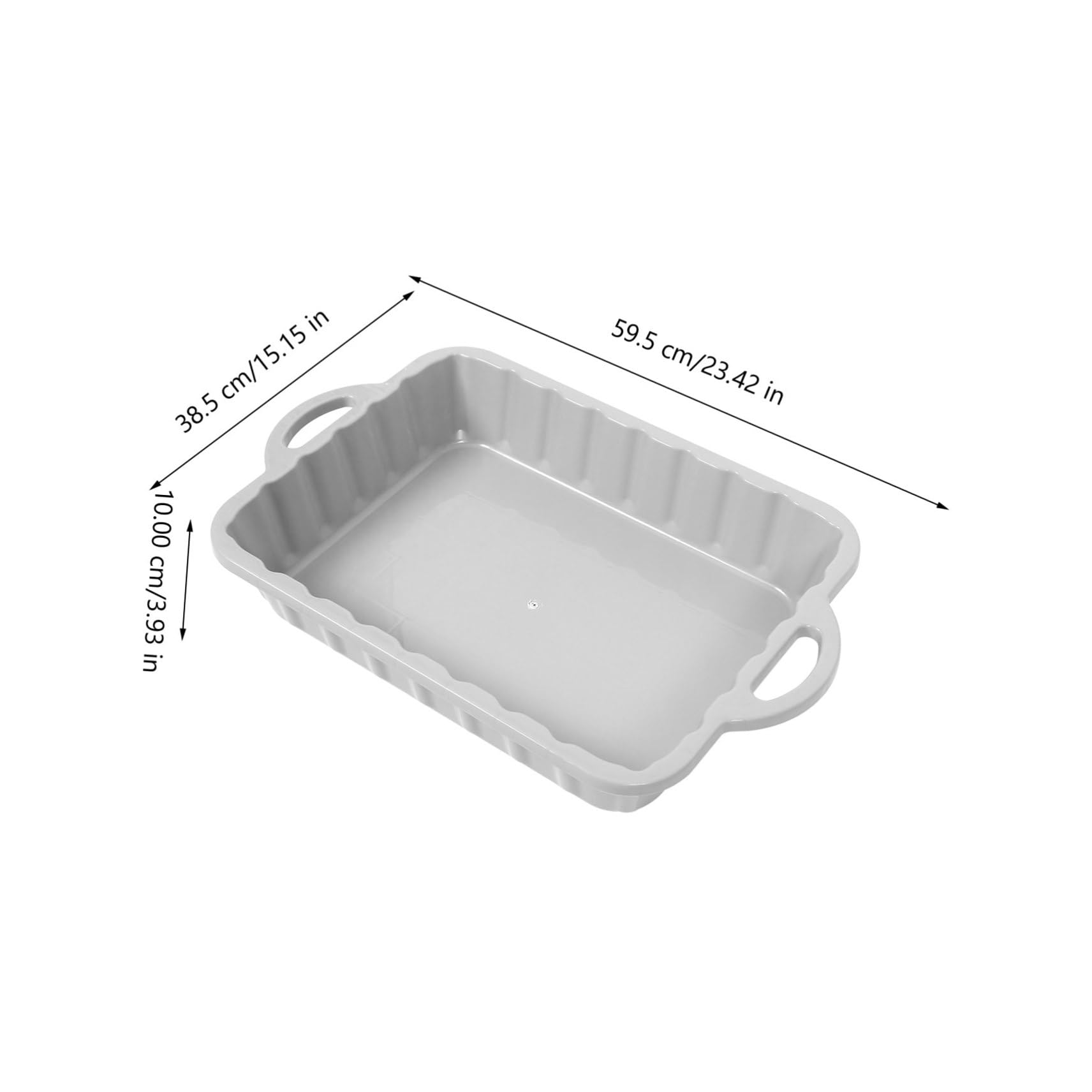 Mikikit Bac de Vidange Huile Renforcé Plastique Épais Collecteur Huile Usagée Capacité Importante Plateau Égouttement pour Voiture et Entretien Moteur