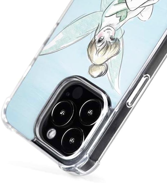 Skinit Phone Case Compatible with MagSafe iPhone 16 Pro Max - Officially Licensed Disney Tinker Bell Sketch Art Design
