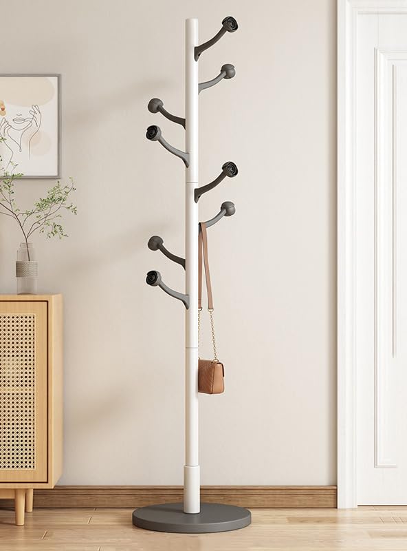 Porte-manteaux arbre en bois noble pour une décoration de bureau raffinée