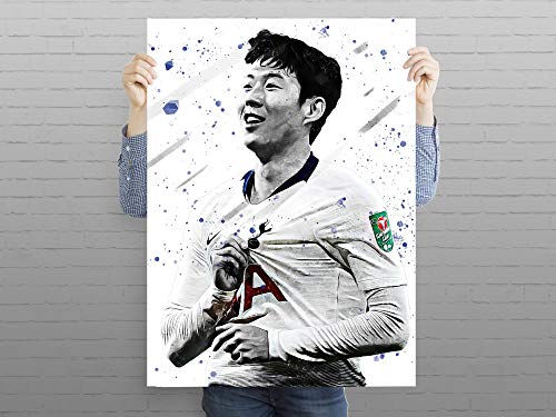 Son Heung-min Poster, Son Heung-min Art Print, Tottenham Hotspur Poster, Footballer Poster Print, Sports Art Print, Soccer Poster, Kids Decor, Football Poster, Man Cave Gift