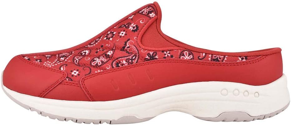 Easy Spirit Women's Traveltime534 Mule, Red Bandana 610, 7
