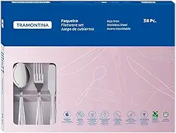 Jogo de Talheres 38 Peças Tramontina Laguna 66906510 Inox