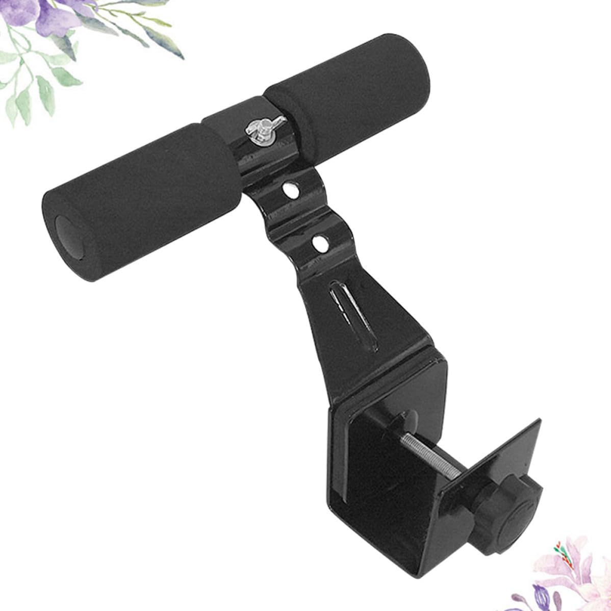 Tür Sit Up Trainer Tragbar für Indoor Bauchtraining, Schwarz