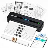 Phomemo Portable Thermal Printer, Wireless Bluetooth Inkless Printer for Travel, Support 8.5" X 11" Letter & A4 Thermal Paper, Compatible with iPhone Android Laptop for Mobile Office Car Home School