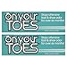 On Your Toes Foot Bactericide Powder - Eliminates Foot Odor for Six Months, 3/4 oz - Two Pack