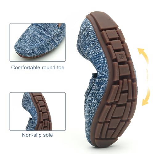 Image of feabtonbd Loafers for Women Comfortable Breathable ShoeCasual Slip On Womens Driving Flats Shoes