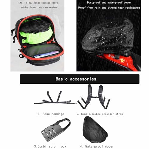 Bolsa trasera para moto Royal Enfield Meteor 350 2020-2025 miniatura 2