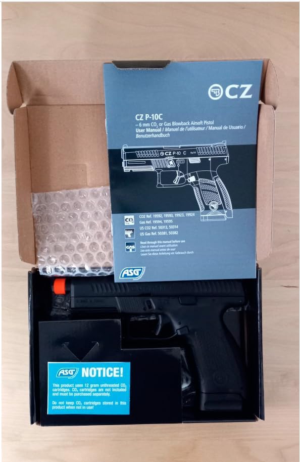 Miniatura 9 de ASG CZ P-10 C 0.236 in Airsoft CO2 Pistola de soplado