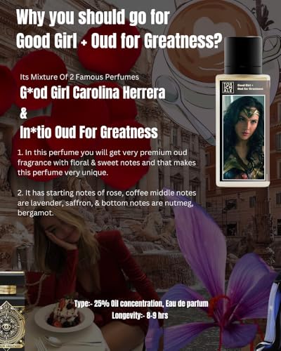 Image of TOXICMALE Girl + Oud for Greatness | Perfect Long lasting Women's perfume for date| perfumes for Women | Gift for her | TMA26 | 50 ml perfume | TM Perfume House