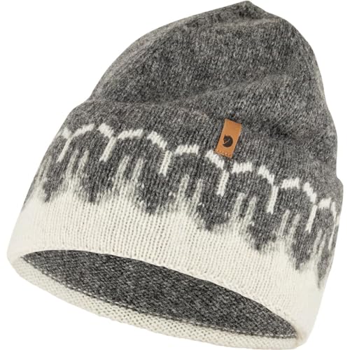 Fjallraven F87167113-020OneSize Övik Path Knit Beanie Chalk White-Grey OneSize