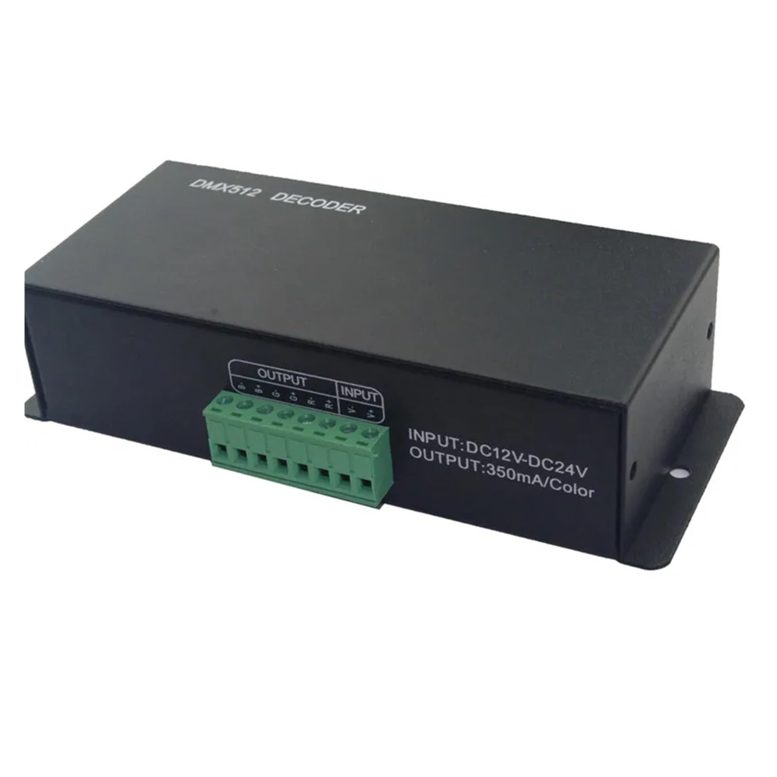 ZXAOMMBEA WS-DMX-KA-HL-350MA DMX512 decoder DC12-24V Constant Current 350MA 700MA LED Light Strip Module Controller(WS-DMX-KA-HL-350MA)