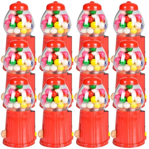 Rhode Island Novelty FRBUBGU 6.5 Inch Bubble Gum Machine, Red