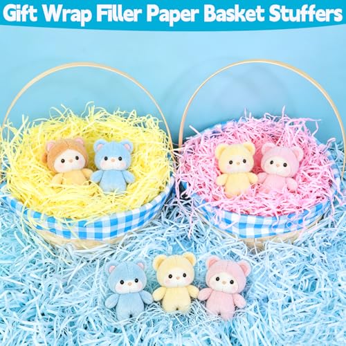 TURNMEON 6 Colors 25.4 OZ (720 Grams) Recyclable Raffia Gift Wrap Crinkle Cut Paper Shred for Basket Boxes Bags Filler Stuffers DIY ​Party Favor Birthday Wedding Bridesmaid Engagement Decorations by TURNMEON - Image 4