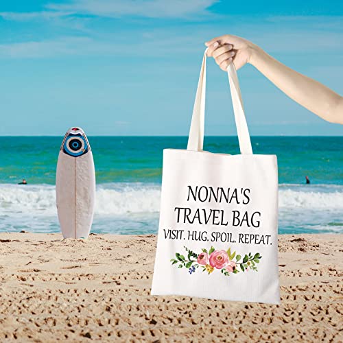 GJTIM Nonna Gift for Grandma from Grandchildren Travel Bag Grandmother Tote Bag (Nonna's Travel Tote)3