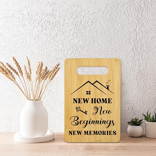 Tablero de corte personalizado de bambú para regalos de inauguración de hogar, ideal para mujeres, hombres, amigos y propietarios de vivienda, decoración para cocina y hogar nuevo miniatura 4
